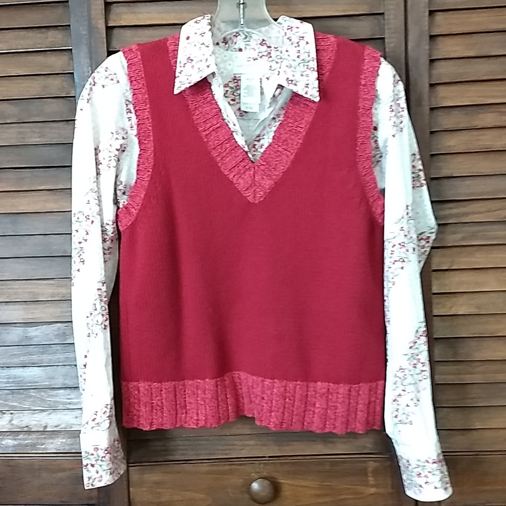 Liz Claiborne Shirt and Sweater